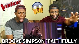 The Voice 2017 Brooke Simpson - Semifinals: “Faithfully” (WE CRIED!!)