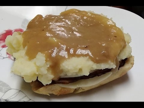 Recipe for Open Faced Hot Roast Beef Sandwich with...