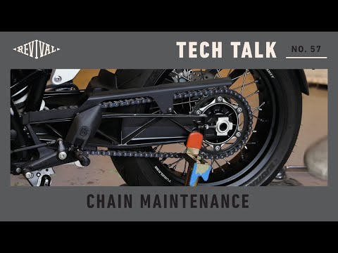 How To Perform Motorcycle Chain Maintenance // Revival Cycles Tech Talk # 57