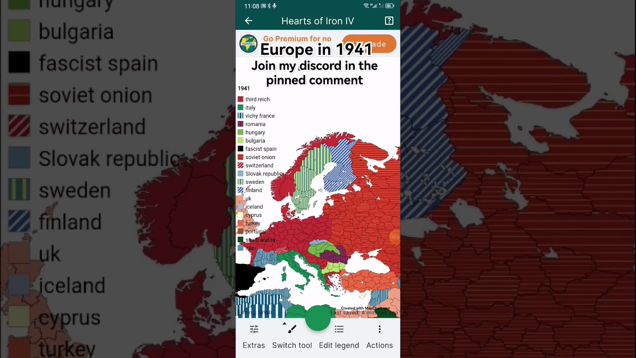 Europe in 1941 #europe #mapchart #worldwar2 #ww2