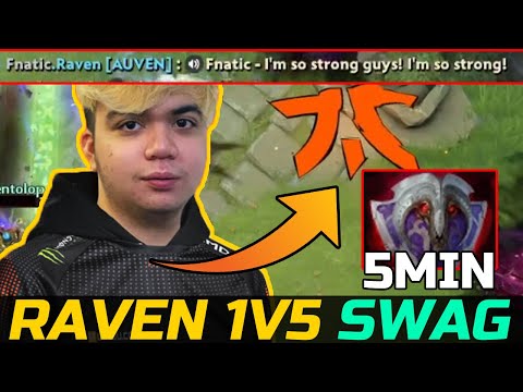 RAVEN NEW STICKER SWAG FNATIC - RAID BOSS CARRY DOTA 2
