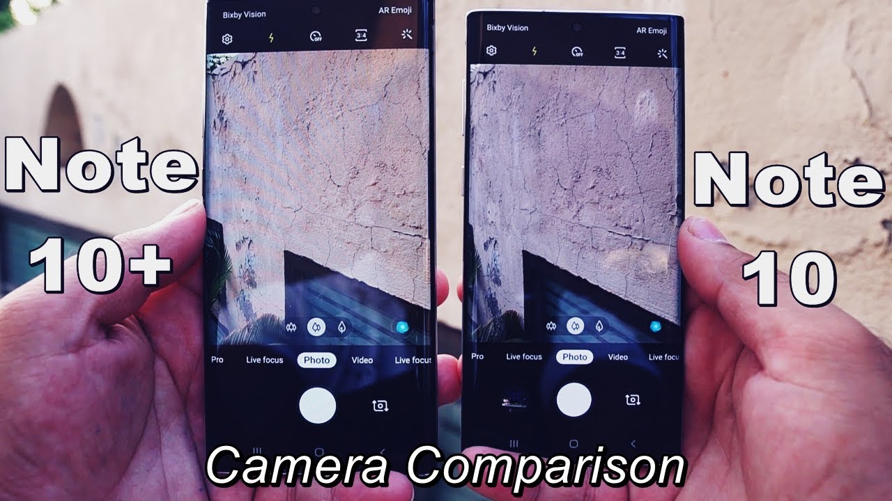 Galaxy Note 10 Plus vs Note 10 Real Life Camera Comparison