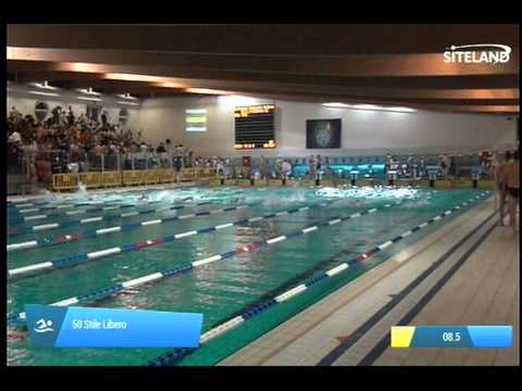 Serie 12 dei 50 Stile Libero  Assoluti Maschi Master - Campionati Regionali Masters 2014 di Veneto