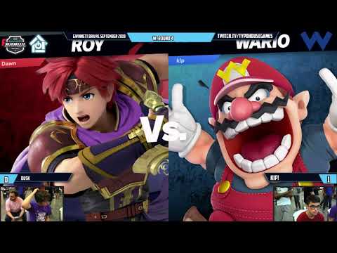 Gwinnett Brawl September 2019 - Dusk(Game & Wacth/Roy) VS Kip!(Wario) - W. Round 4