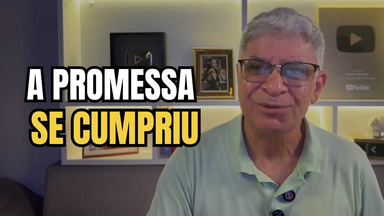 TUDO O QUE DEUS PROMETEU SE CUMPRIU EM JESUS - Minuto com Deus de Hoje
