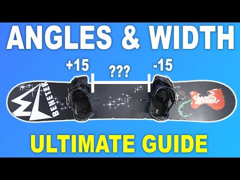 Snowboard Bindings Angles & Width Breakdown | Snowboard Stance
