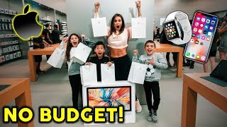 WE BOUGHT EVERYTHING AT THE APPLE STORE **NO BUDGET** | The Royalty Family