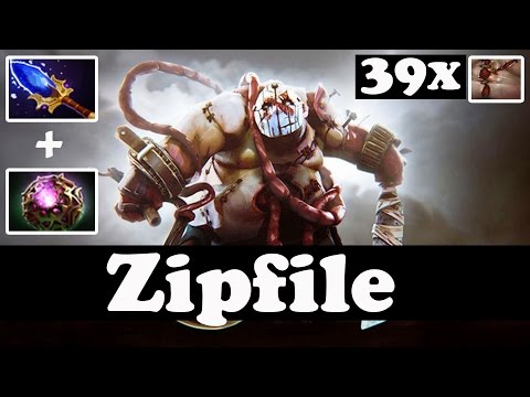 Zipfile PUDGE WITH A HOOK WITH 3,5 SEC OF CD !!! - Pub Match Gameplay - Dota 2