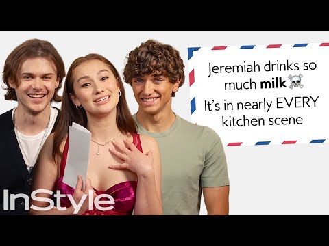 'The Summer I Turned Pretty' Cast Answers Fan Mail | InStyle