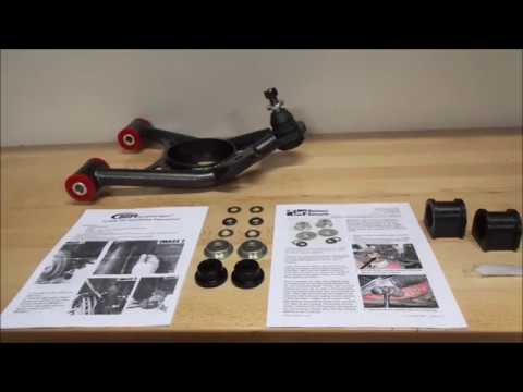 1994-2004 Mustang BMR A-Arms, MM Steering Rack Bushings and Steeda Delrin Sway Bar Bushings Review