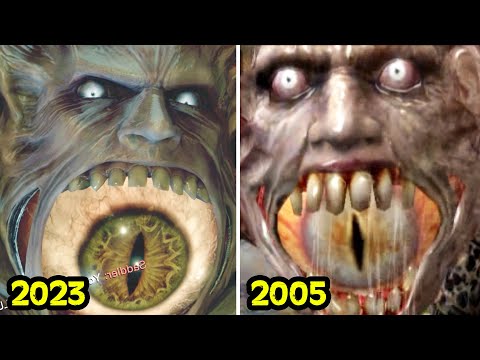 All Humans To Monsters Transformations 2005 VS 2023 - Resident Evil 4 Remake