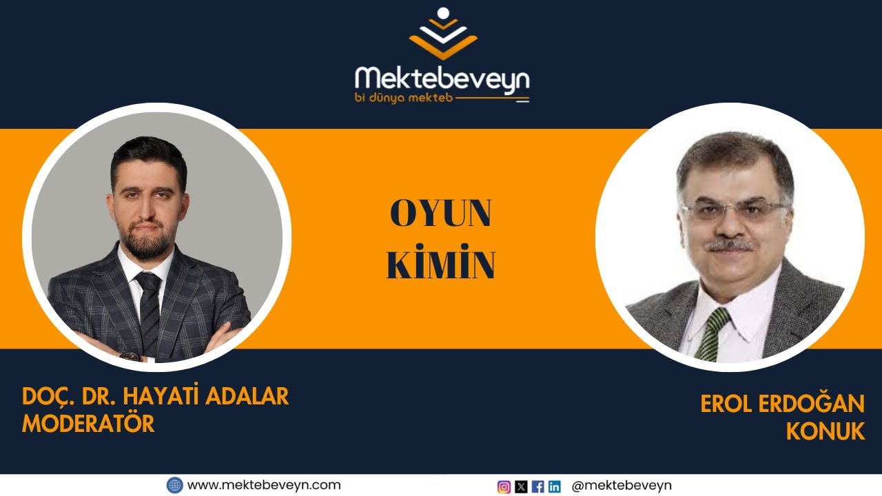 “Oyun Kimin?" |Erol ERDOĞAN |Çevrimiçi Seminer #4