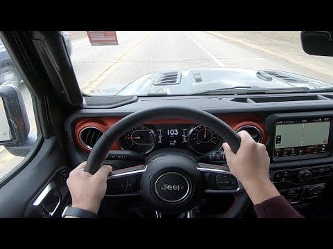 Test Driving The 2021 Jeep Wrangler SUV Unlimited Rubicon