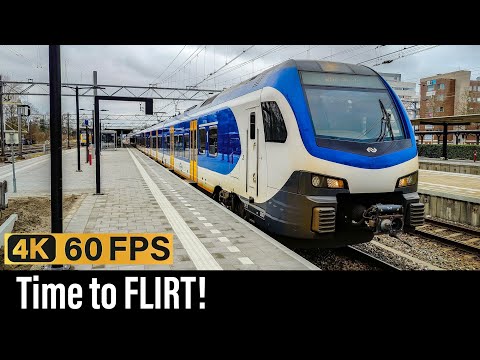 Train Cab Ride NL / Time to FLIRT! / Dordrecht - 's-Hertogenbosch / FLIRT Sprinter / February 2023