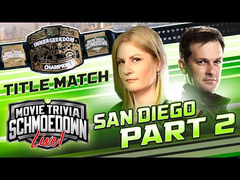 Cushing vs Kalinowski 3! Innergeekdom Title Match - Movie Trivia Schmoedown Live from Comic-Con