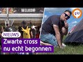 Campinggasten gaan los op Zwarte Cross