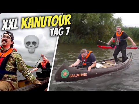 STRÖMUNG + RUMATHRA = KATASTROPHE😱🤣 SCHRADIN DREHT DURCH🤬 | Trymacs XXL KANUTOUR Tag 7