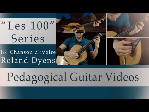 18 - Les 100 - Chanson d'ivoire - Roland Dyens (Guitar: Emre Ünlenen)