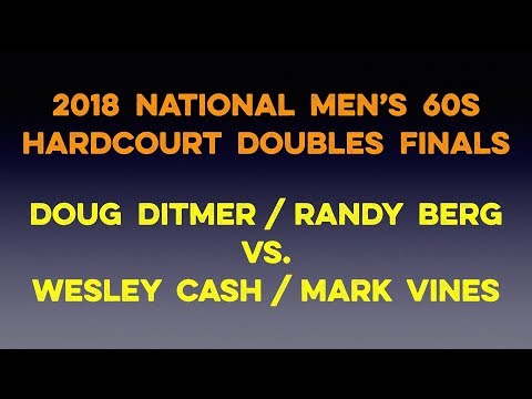 Tennis Doubles Strategy - 2018 National Men's 60s Hardcourt Doubles Final
