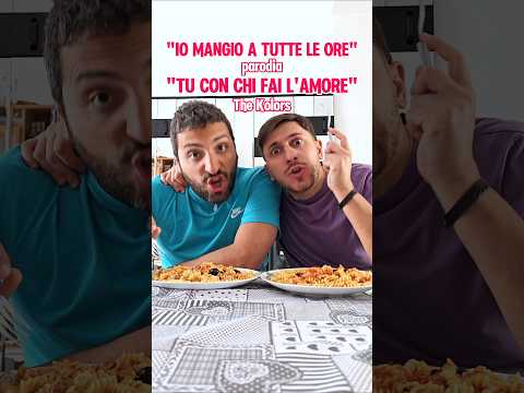 "I EAT AT ALL HOURS" - parody "WHO DO YOU MAKE LOVE WITH?" The Kolors 🍝🐽🕑🎵 #thekolors #parody