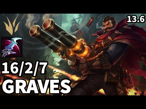 Graves Jungle vs Karthus - KR Master  | Patch 13.6