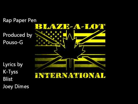 Blaze-A-Lot International - Rap Paper Pen