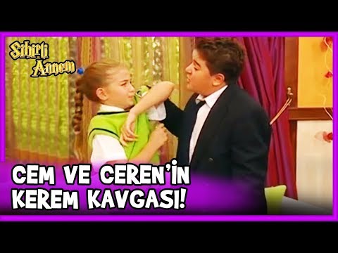 Cem ve Ceren, Kerem Yüzünden Kavga Ediyor! - Sihirli Annem 68. Bölüm