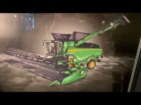 FARM UPDATE 207 PART 1 & INTRO OF JOHN DEERE COMBINE FACTORY, HEDGE CUTTING, POND IS FULL