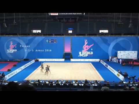 Squadra Nazionale Italiana di ginnastica ritmica. Cerchi e clavette, World Cup Pesaro 2016