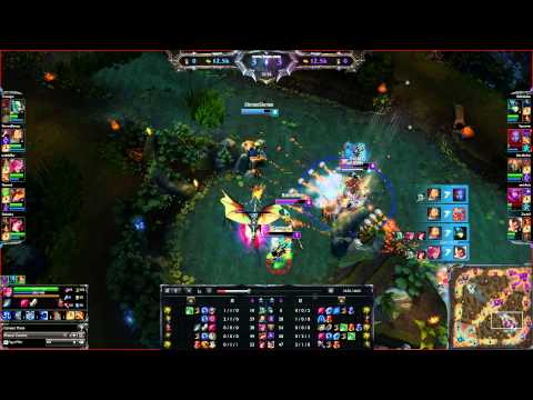 LoL: Getting 2 kills and stealing drake with one laser (Viktor)