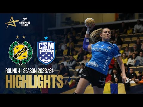 IK Sävehof vs CSM Bucuresti | Round 4 | EHF Champions League Women 2023/24