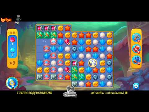 Fishdom level 8566, 8567, 8568, 8569, 8570 / Фишдом уровень 8566, 8567, 8568, 8569, 8570