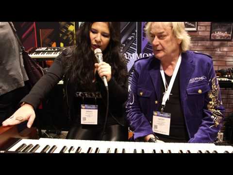 HTV 2017 - Geoff Downes and the Hammond XK-5 at NAMM