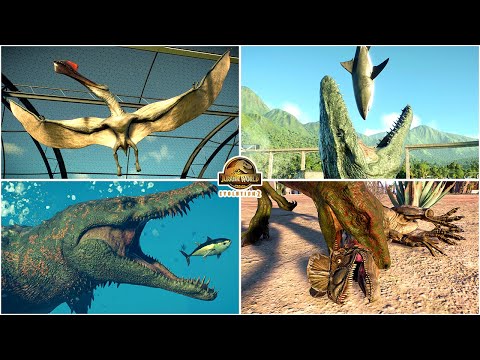 Observing Dinosaurs Eating 🦖 Perfect Animations | JWE 2 - Jurassic World Evolution 2