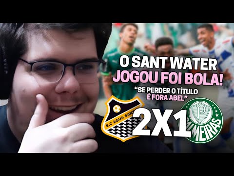 CASIMIRO REAGE: ÁGUA SANTA 2 X 1 PALMEIRAS PELA FINAL DO PAULISTÃO 2023 | Cortes do Casimito