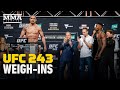 UFC 243 Official Weigh-In Highlights - MMA Fighting
