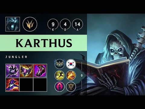 Karthus Jungle vs Nidalee - KR Challenger Patch 25.12