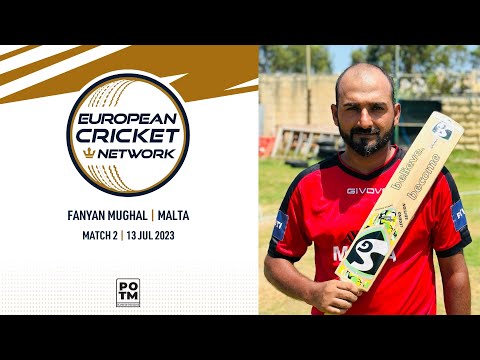 POTM: F.Mughal - LUX vs MAL | Highlights | Valletta Cup T20Is | 13 July 2023 | ECN23.031