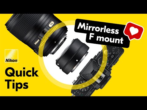 Nikon Quick Tips - How to Use DSLR Lenses on Nikon Z Series Mirrorless Cameras