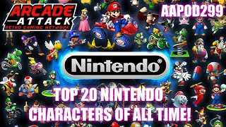 Top 20 Characters Created By Nintendo! [AAPOD299]