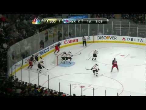 Bruins vs Rangers Game Highlights 4-3 Rangers 3-4-12