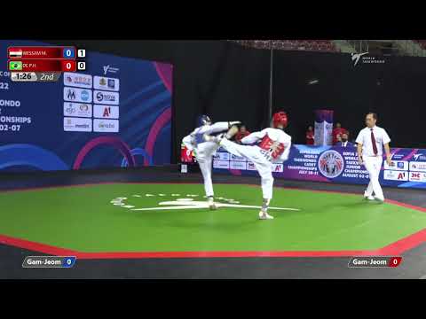 122 R16 Boys  41kg EGY WESSAM M  BRA DE P H