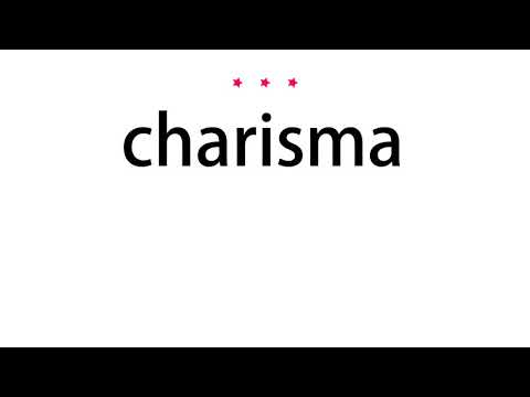 How to pronounce charisma - Vocab Today