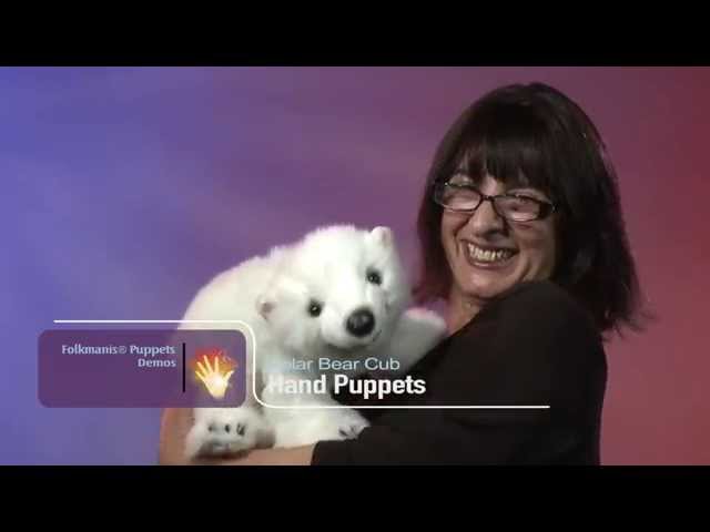 Video Teaser für 3041 Folkmanis Polar Bear Cub