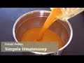 Tomatensoep uit de oven