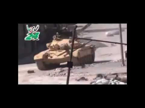 28.03.2013 Tank hit the terrorists!