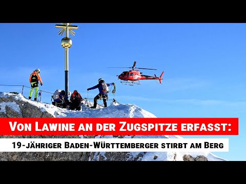 Caught in an avalanche on the Zugspitze: 19-year-old from Baden-Württemberg dies on the mountain