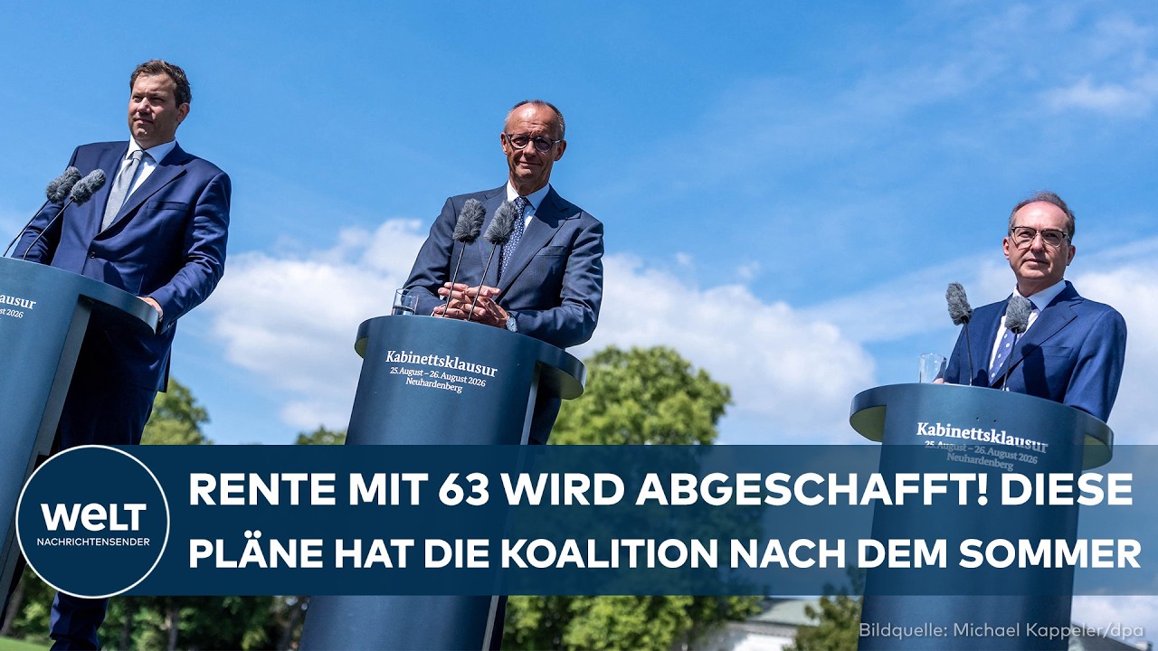 KABINETTSKLAUSUR: "Es mangelt uns nicht an Geld!" Merz ruft nach Sommerpause zu Optimismus auf