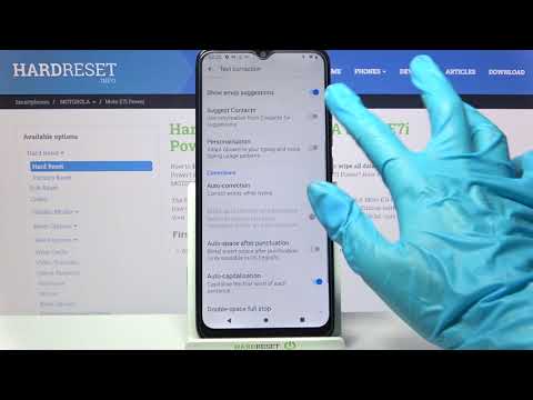 Turn Off Automatic Screen Rotation Feature - MOTOROLA Moto E7i Power & Display Modes