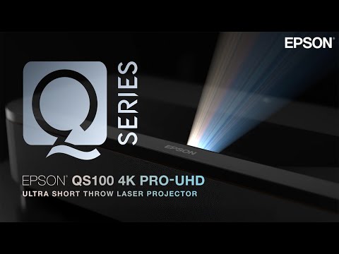 Epson QS100 4K PRO-UHD HDR 4,500 Lumen 3LCD Ultra Short Throw